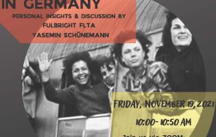 International Education Week: The integration of Turkish Guest workers in Germany
