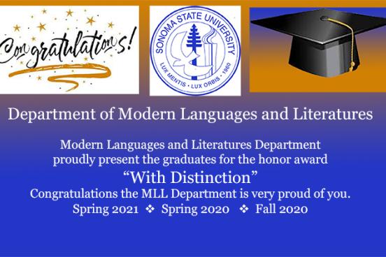 Modern Languages Graduates With Distinction