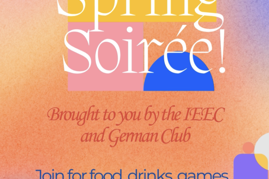 Spring Soiree March 2024 Flyer