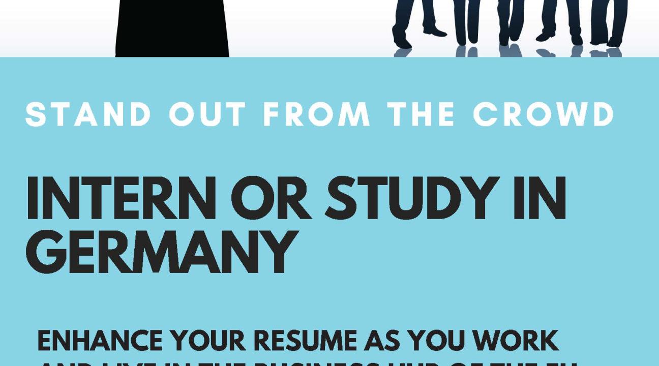 Flyer for studying abroad in Germany