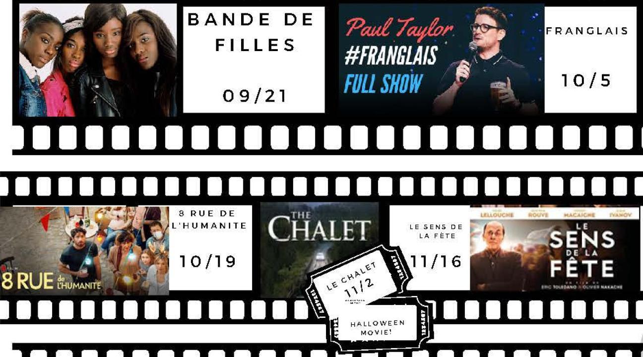 French film series, Fall 2022