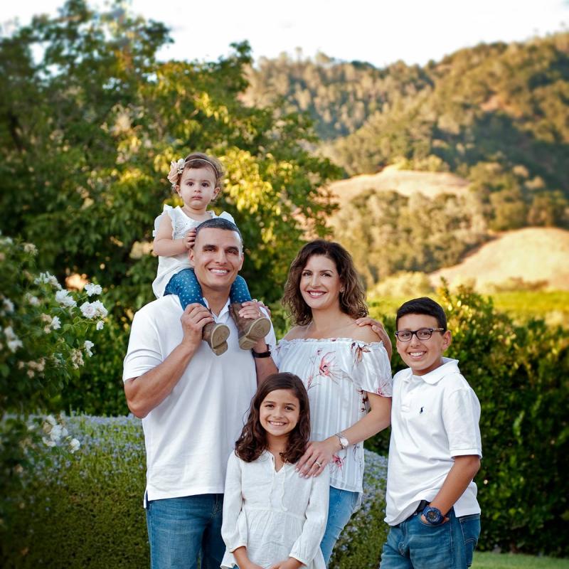 Cindy Dagher Mogannam with family