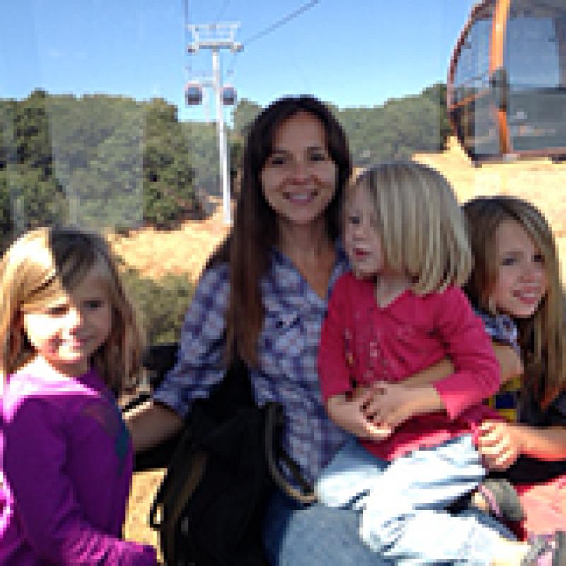 Jana Willcock and 3 girls