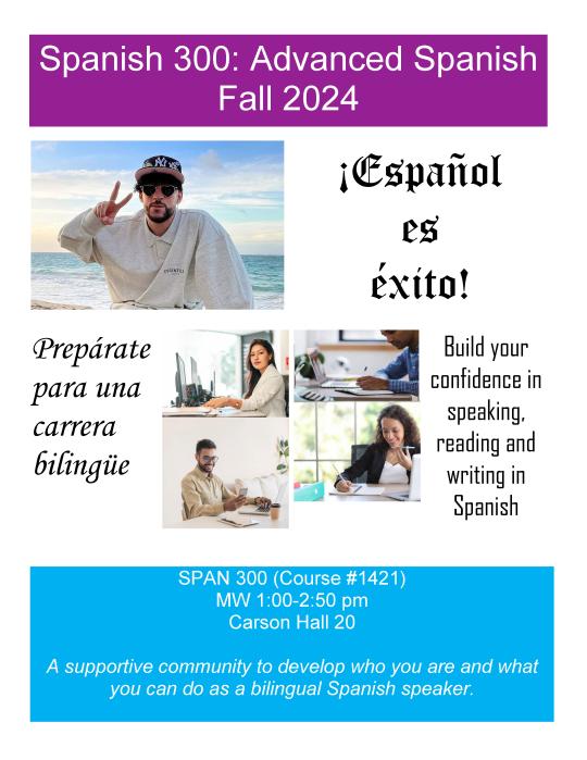 Spanish 300 Flyer FALL2024