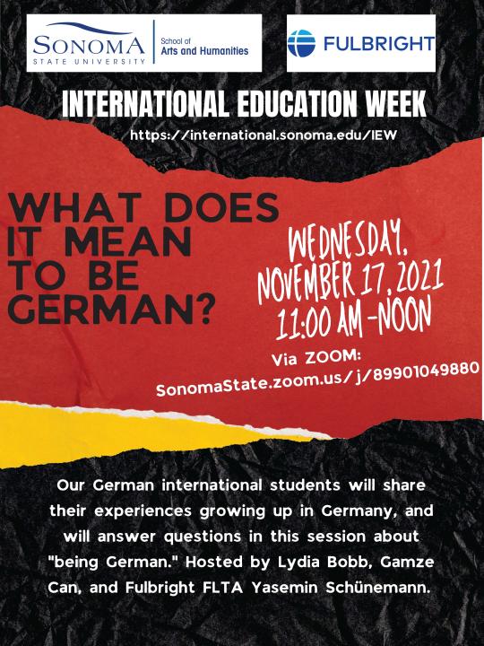 International Education Week: What does it mean to be German?