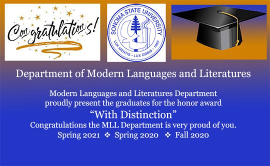 Modern Languages Graduates With Distinction