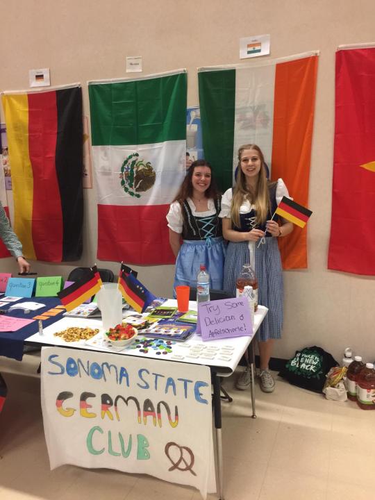 German Club at a tabling event