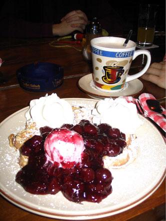 Coffee and dessert