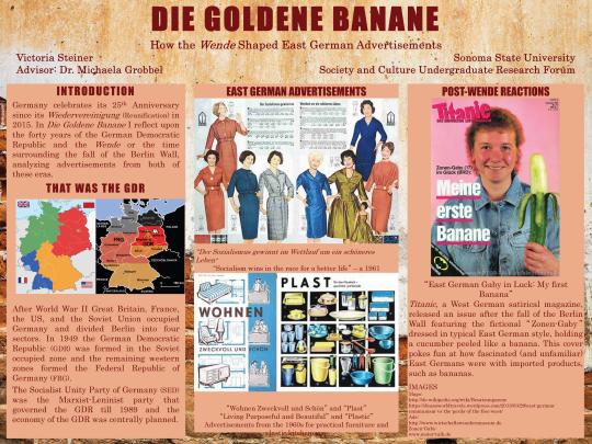 Poster of German advertisements