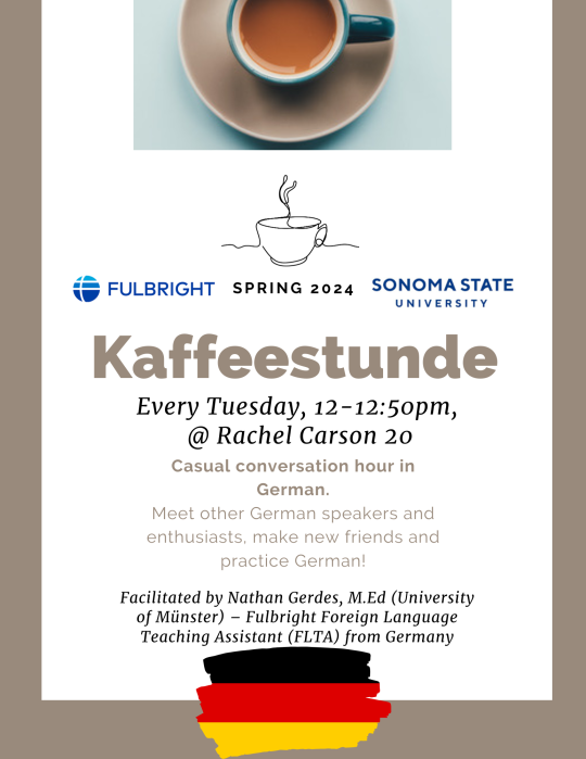 Kaffeestunder Spring 2024 flyer